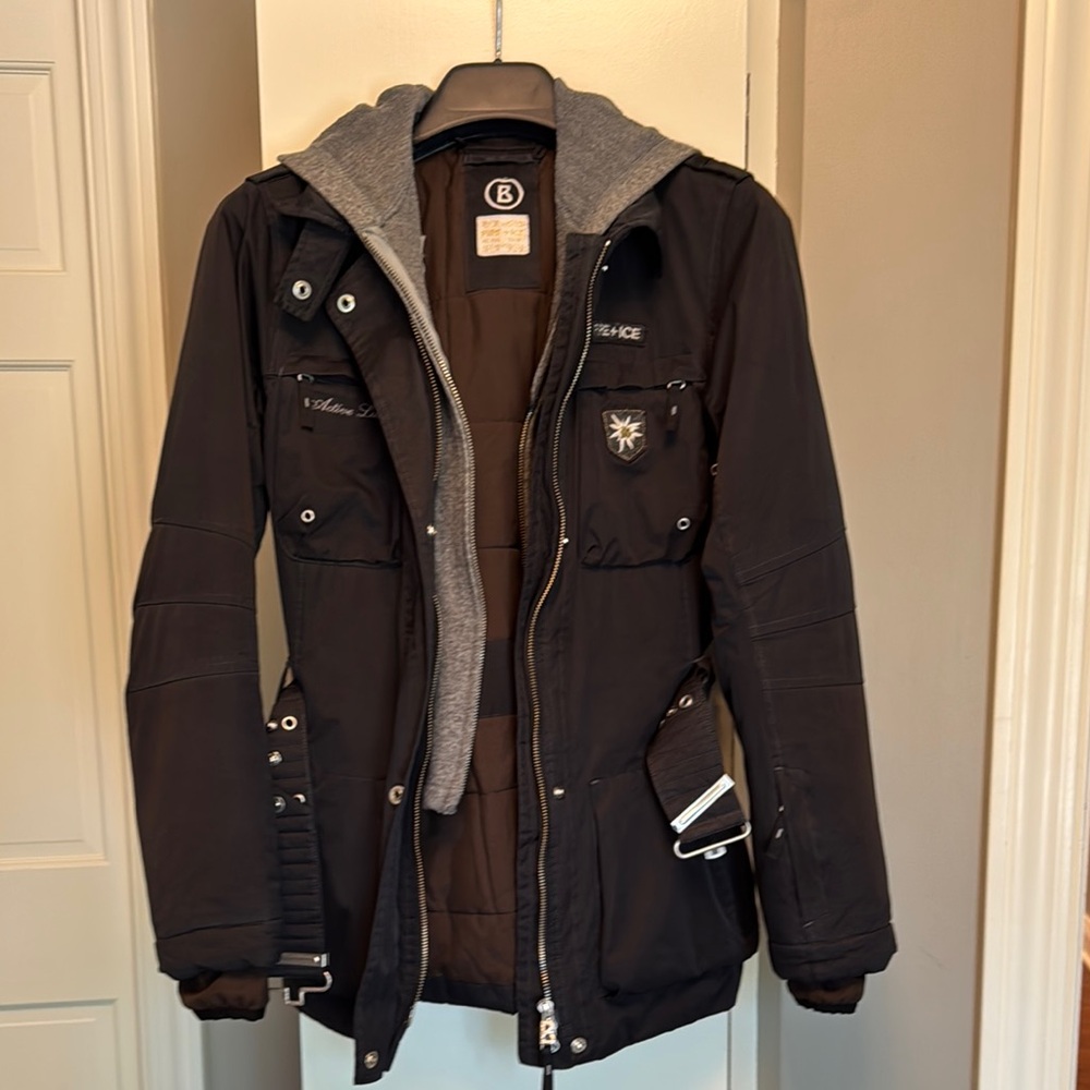 Bogner Black and Gray Ski & Snow Jackets